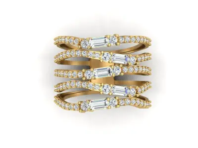 Jewelry ring 436 3D print model