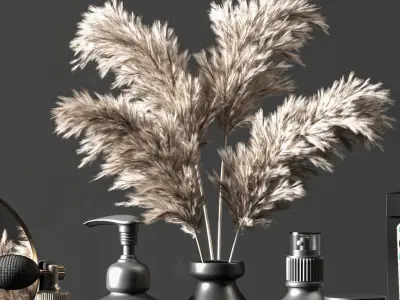 bath room accessores 06 3D model