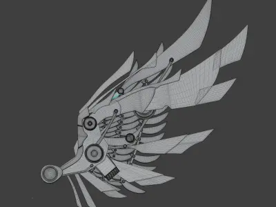 10 MECHANICAL WINGS 3D model