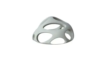 SciFi Cube Object No 48969 Low Poly Shape Low-poly 3D model
