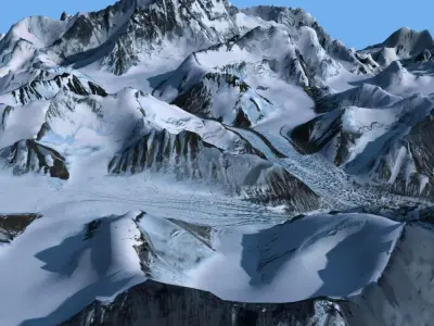 Mount Qomolangma 3D model