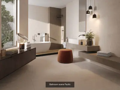 Bathroom scene loft 3D Model Pack