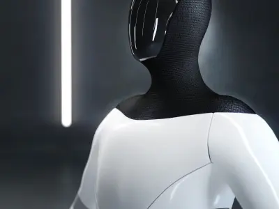 Tesla Bot Low-poly 3D model