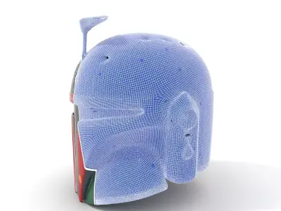 Galactic Hunter Helmet model pack Low-poly 3D model