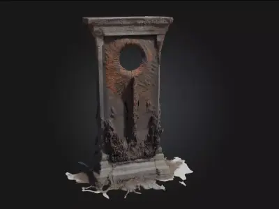 Mysterious Monolith  Enigma of the Ancient World 3D model