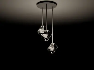 Elegant Chandelier 3D model