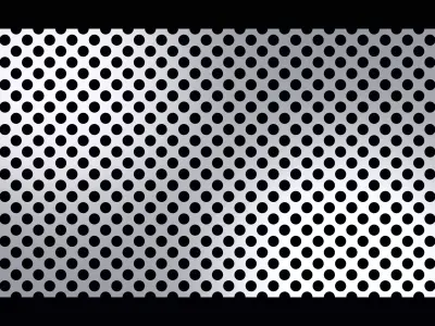 Perforated panel with 39 percent opening 25O84 3D model