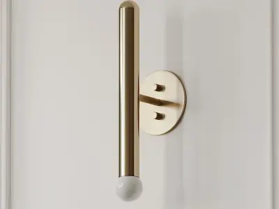 Miro 1 Brass Wall Sconce 3D model