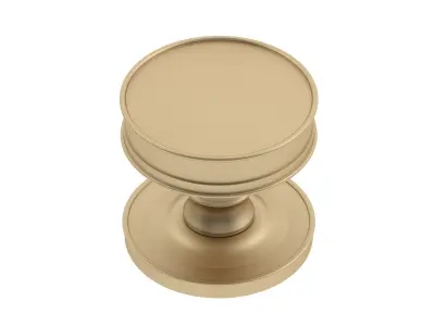Berkeley Mortice Door Knob 3D model