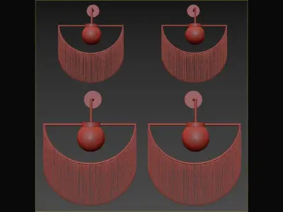 Houtique WINK Wall lamp 3D model