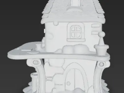 Hogwarts Castle from Harry Potter  3D print model