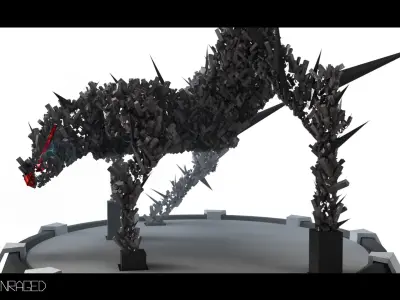 V-HIDE ENRAGED 3D model