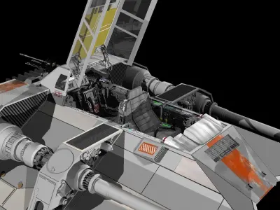 Star Wars T47 Snowspeeder 3D model