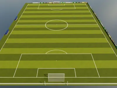 Sports ground Collection  3D Model Pack