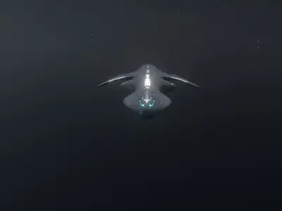 Frigate Spaceship 3D model