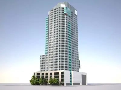 179 Turbo Street low poly 3D model