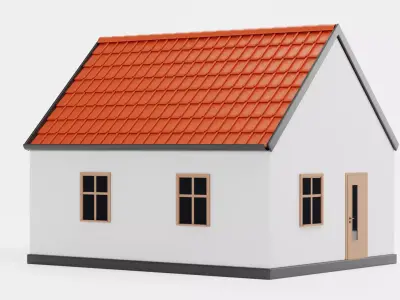 -Stylised House V1- 3D model