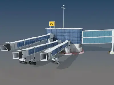 Gangplank and Skygate 3D model