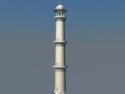Big Taj Minar 3D model