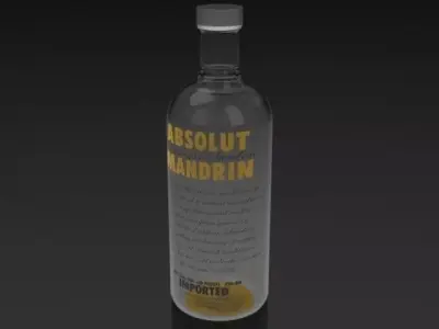 Absolut Mandarin Free 3D model