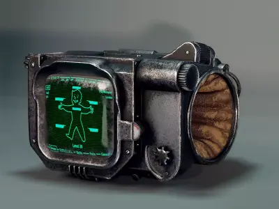 Pipboy - Fallout series Low-poly 3D model