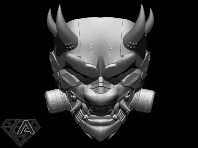 SCI-FI ONI ANTIGAS CUSTOM MASK 3D print model