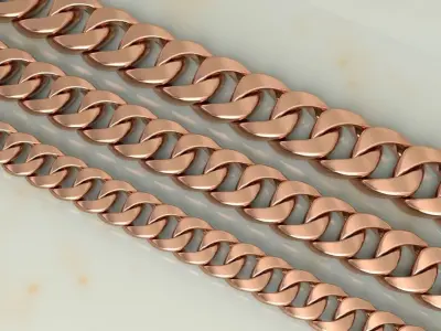 Edge Cuban Link Chain Size Pack 3D print model