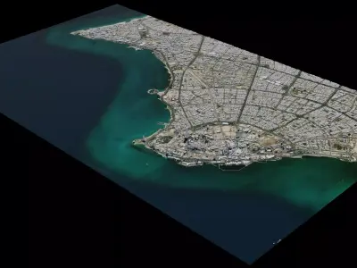 Kuwait City - Kuwait 3D model