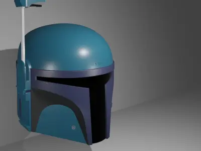 Deathwatch Mandalorian Axe Woves Nite Owl helmet 3D print model