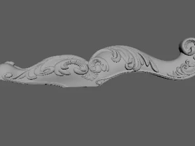 armchair leg for furniture 3D model