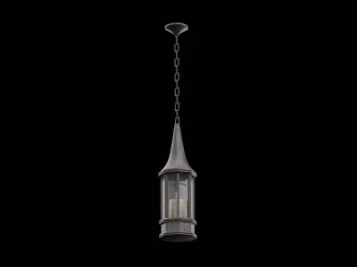 Hanged Pendant Light Low-poly 3D model