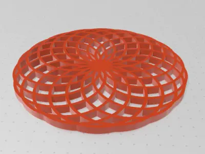 GEOMETRIA SAGRADA - TOROIDES 3D print model