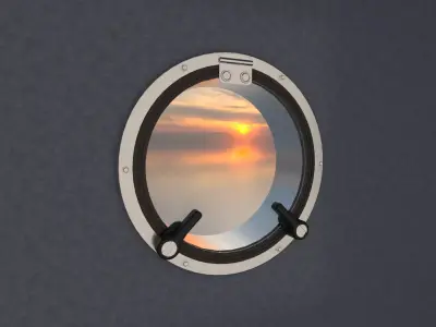 CIRCULAR PORTHOLE WINDOW 3D model