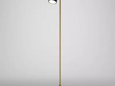 Salena Arched Floor LED Lamp by Foundstone 3D model