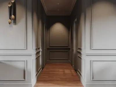 apartment interior scenes       3D model order