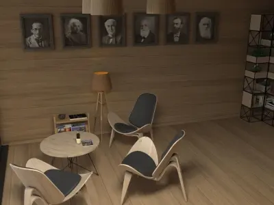 The Reading Corner  3D model
