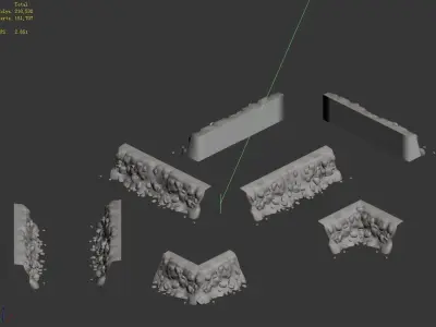 Moss Mountain - Fault 03 3D model