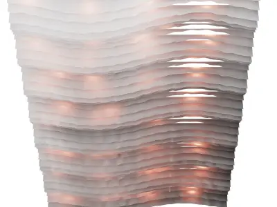 Fabric suspended ceiling  6 3D model