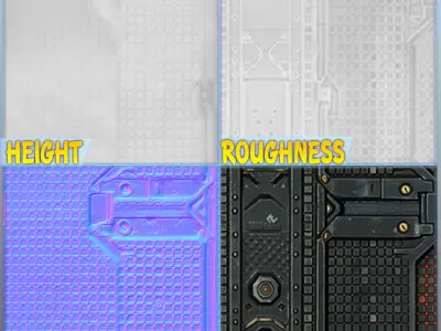 Sci-FI Seamless Texture Texture 17