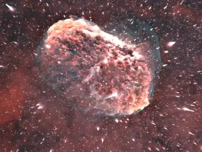 Crescent Nebula 3D model
