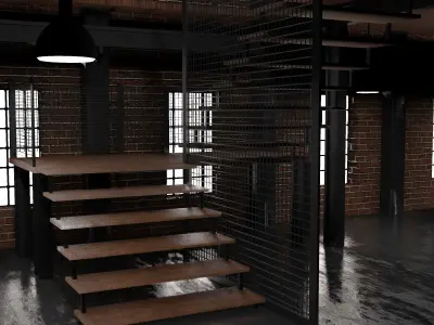 Loft Interior 3D model