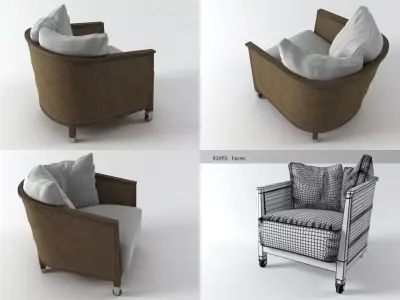 Mozart armchair 3D model