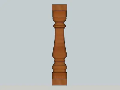 Baluster 3D Model Download 3D model Sketchup 3D model 3D model