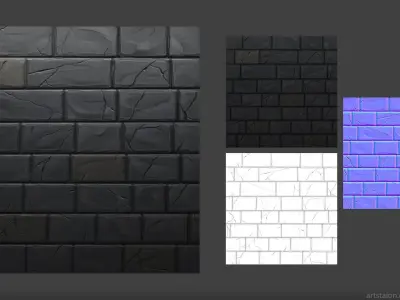 Stylized Dungeon Textures Texture