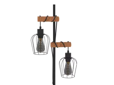 lamp light Low-poly 3D model