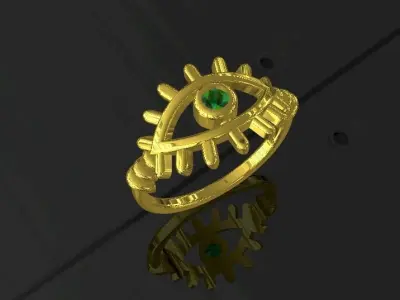  eye rings 3D print model