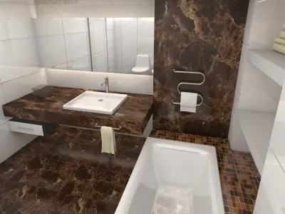 Bathroom 09 3D model