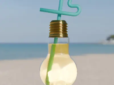 Light bulb Soda 3D model
