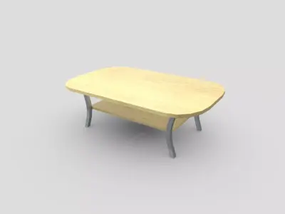 Coffe Table Free low-poly 3D model