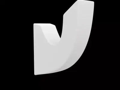 Minimalist Wall Hook 3D Print Model 3D print model